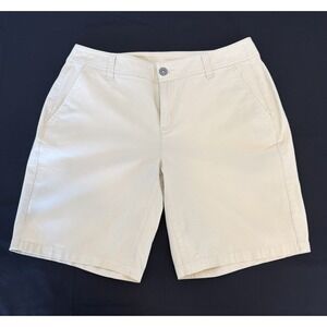 Classic Flat Front Chino Bermuda Khaki Preppy Golf Active Walking Shorts 16